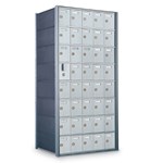 View 21-Door Rear-Loading Private Horizontal Mailbox